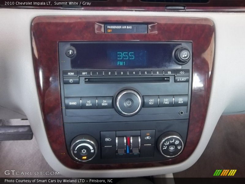 Summit White / Gray 2010 Chevrolet Impala LT
