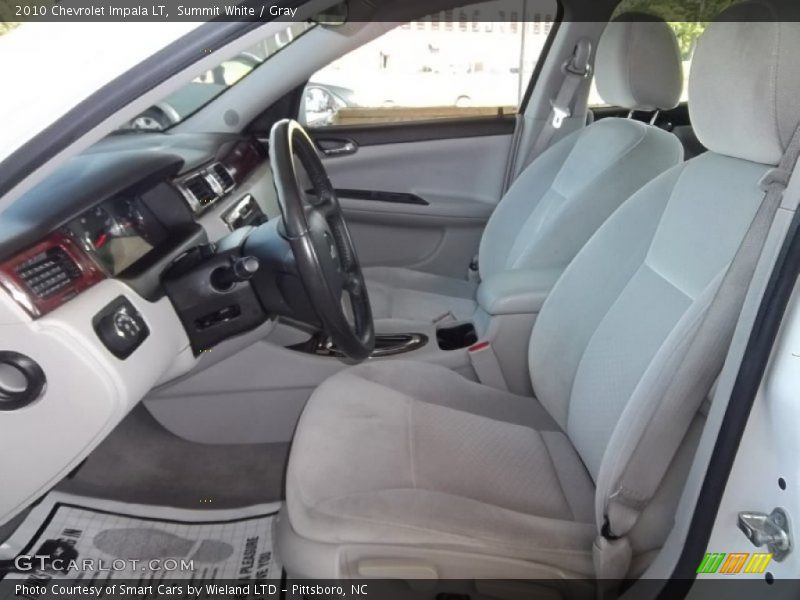 Summit White / Gray 2010 Chevrolet Impala LT