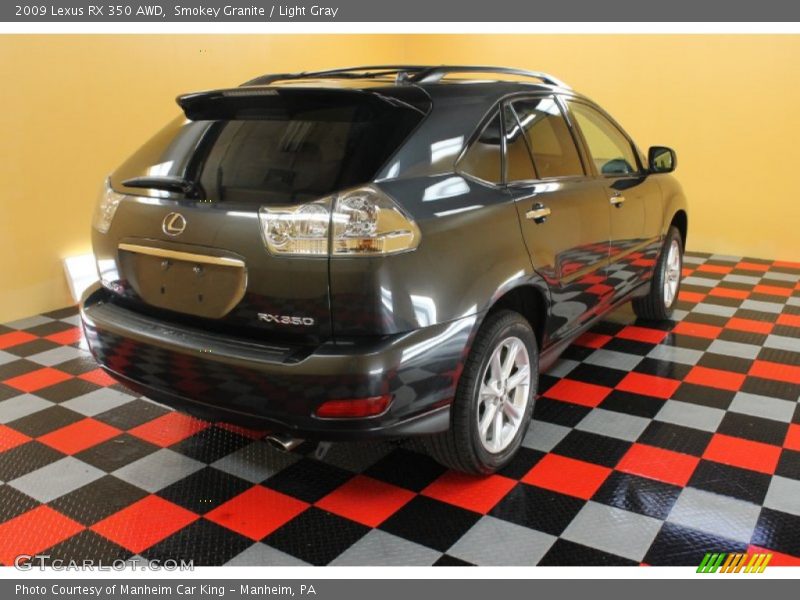 Smokey Granite / Light Gray 2009 Lexus RX 350 AWD
