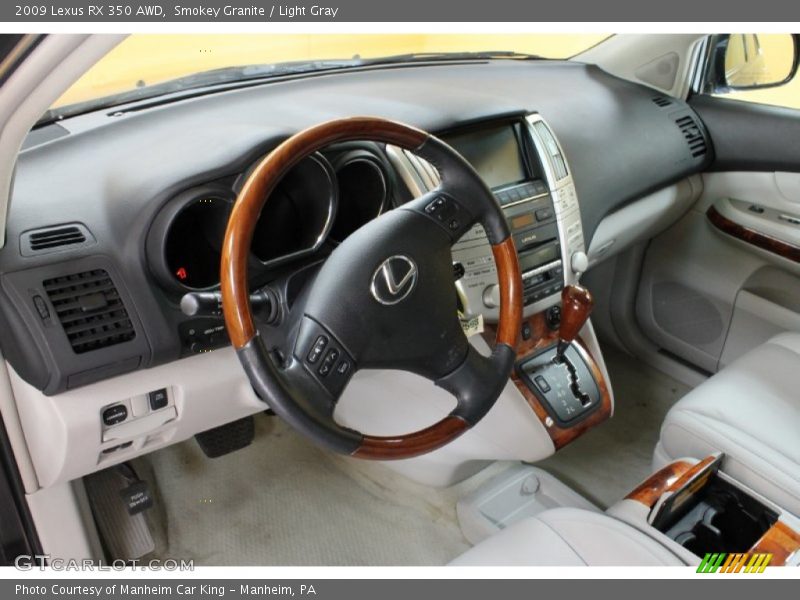 Smokey Granite / Light Gray 2009 Lexus RX 350 AWD