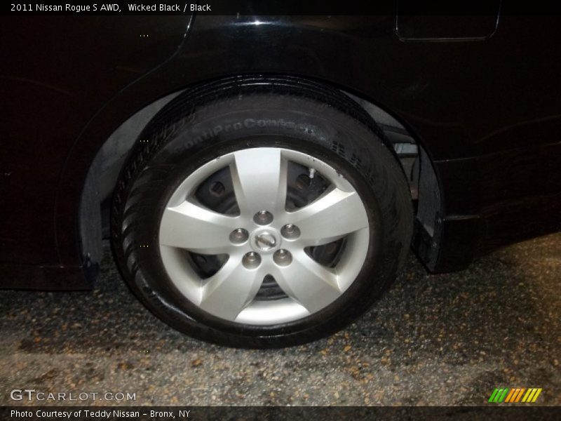 Wicked Black / Black 2011 Nissan Rogue S AWD
