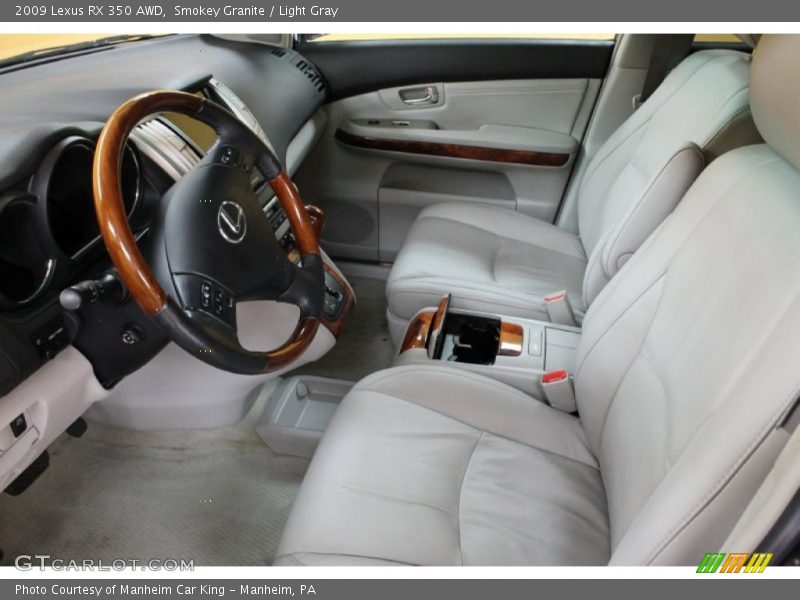 Smokey Granite / Light Gray 2009 Lexus RX 350 AWD