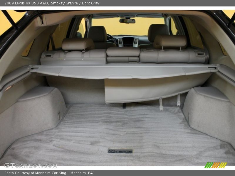 Smokey Granite / Light Gray 2009 Lexus RX 350 AWD