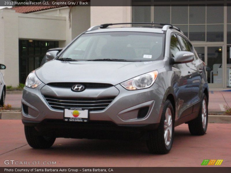 Graphite Gray / Black 2012 Hyundai Tucson GLS