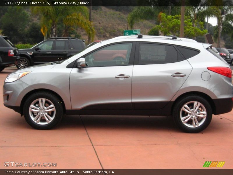 Graphite Gray / Black 2012 Hyundai Tucson GLS