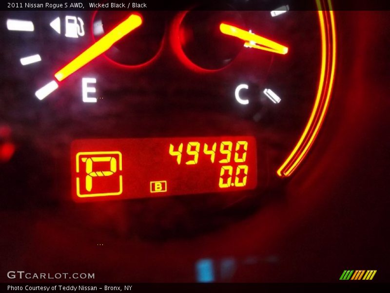 Wicked Black / Black 2011 Nissan Rogue S AWD