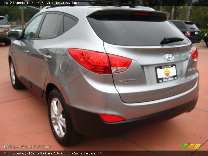 Graphite Gray / Black 2012 Hyundai Tucson GLS