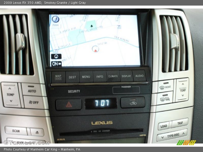 Smokey Granite / Light Gray 2009 Lexus RX 350 AWD