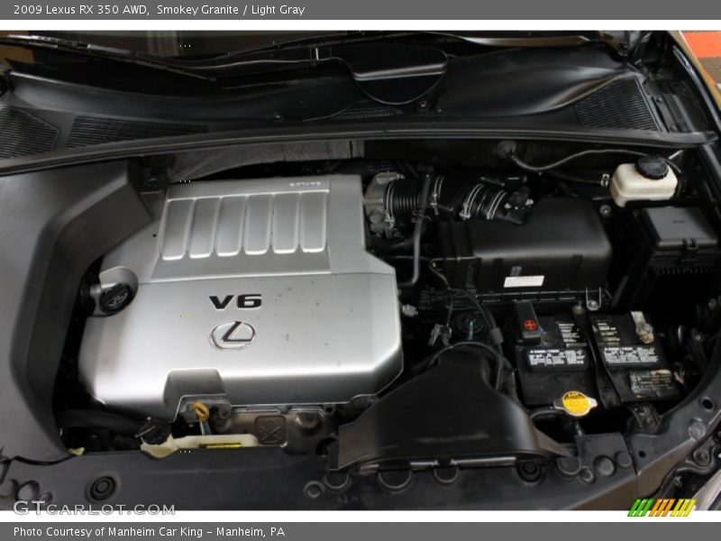 Smokey Granite / Light Gray 2009 Lexus RX 350 AWD