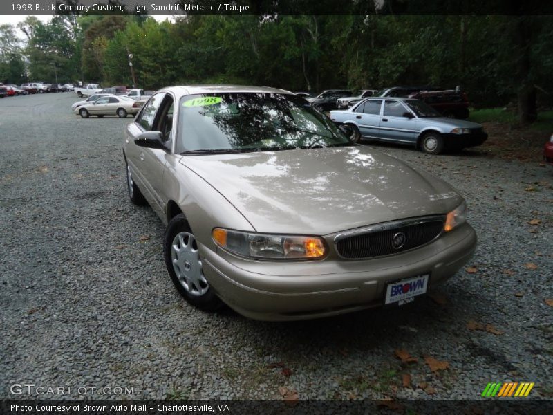 Light Sandrift Metallic / Taupe 1998 Buick Century Custom