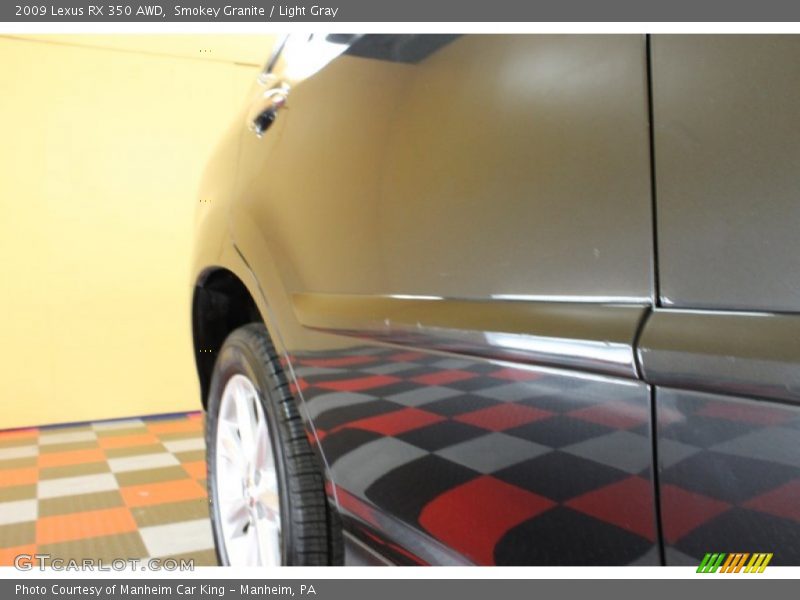 Smokey Granite / Light Gray 2009 Lexus RX 350 AWD
