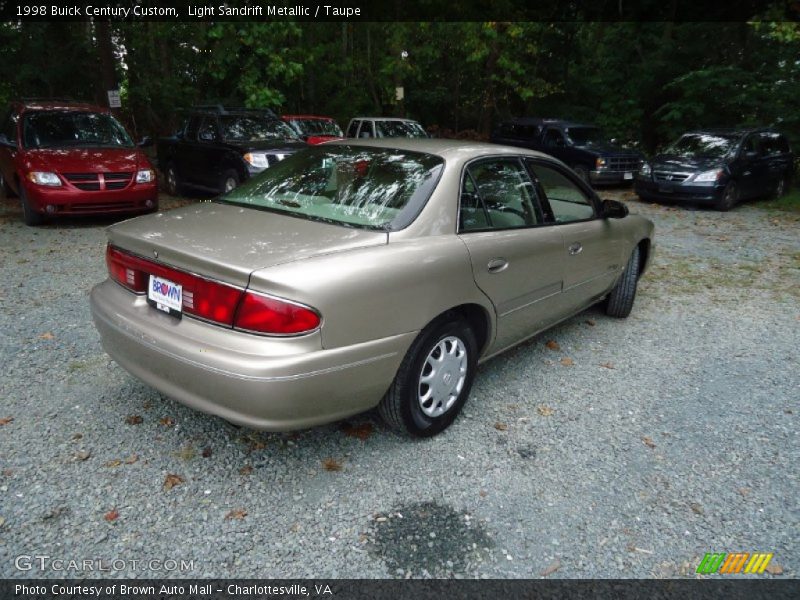 Light Sandrift Metallic / Taupe 1998 Buick Century Custom