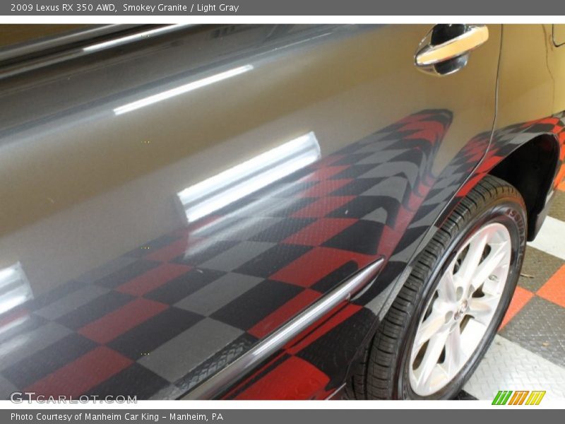 Smokey Granite / Light Gray 2009 Lexus RX 350 AWD