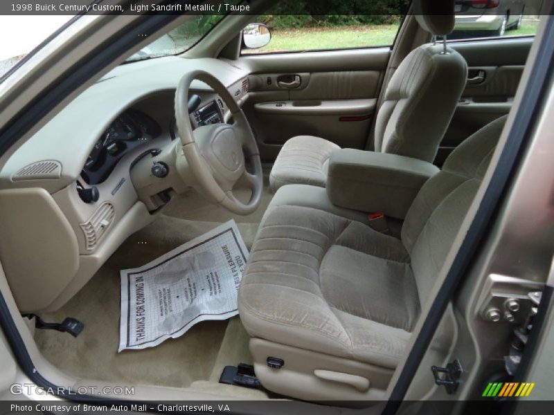 Light Sandrift Metallic / Taupe 1998 Buick Century Custom