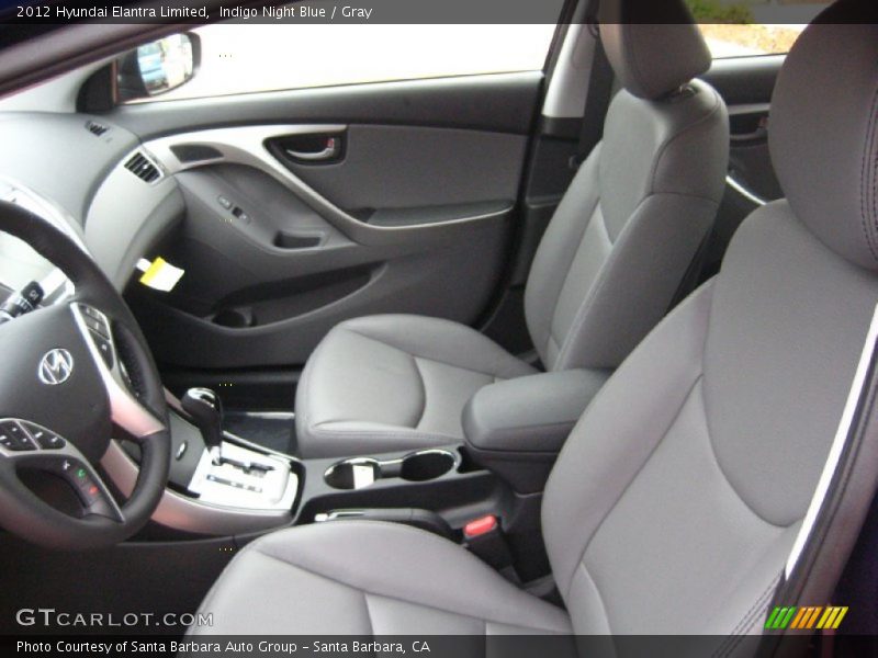  2012 Elantra Limited Gray Interior