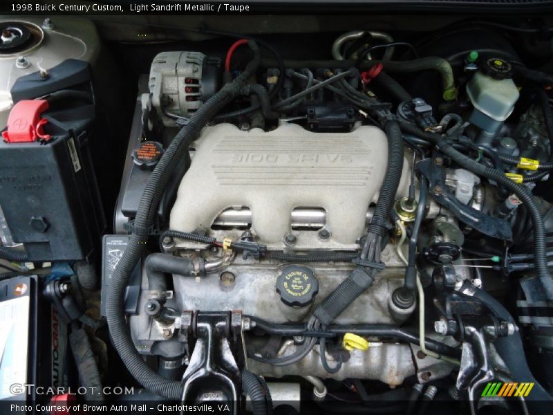 Light Sandrift Metallic / Taupe 1998 Buick Century Custom