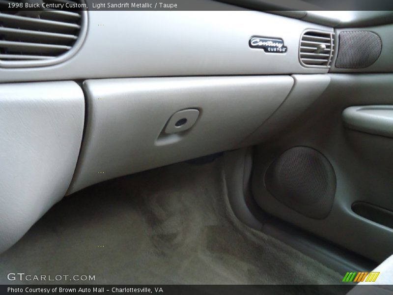 Light Sandrift Metallic / Taupe 1998 Buick Century Custom