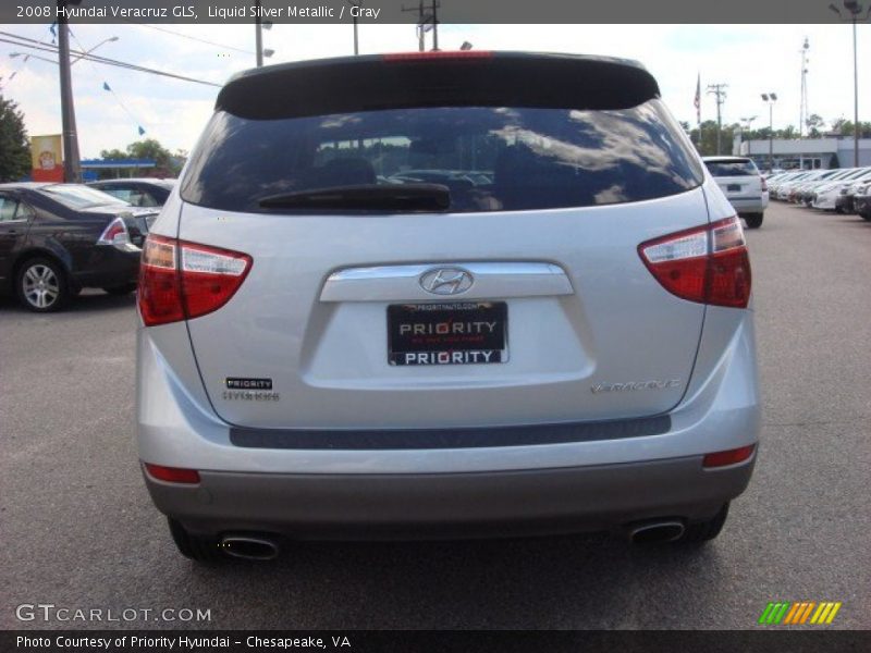 Liquid Silver Metallic / Gray 2008 Hyundai Veracruz GLS