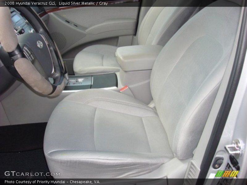 Liquid Silver Metallic / Gray 2008 Hyundai Veracruz GLS