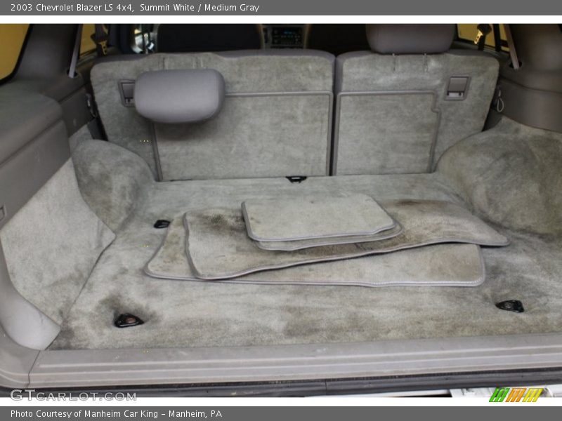 Summit White / Medium Gray 2003 Chevrolet Blazer LS 4x4
