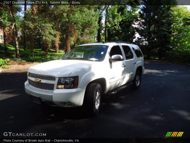 Summit White / Ebony 2007 Chevrolet Tahoe Z71 4x4