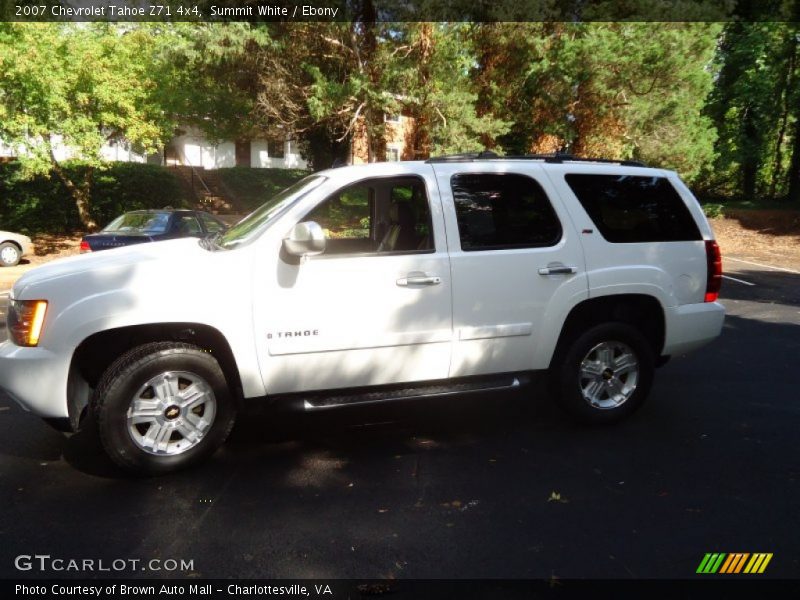Summit White / Ebony 2007 Chevrolet Tahoe Z71 4x4
