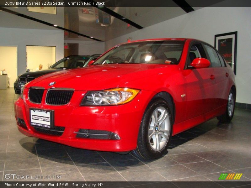Crimson Red / Black 2008 BMW 3 Series 328xi Sedan