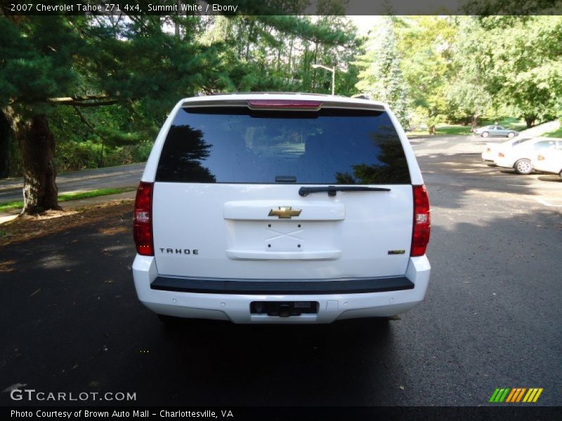 Summit White / Ebony 2007 Chevrolet Tahoe Z71 4x4