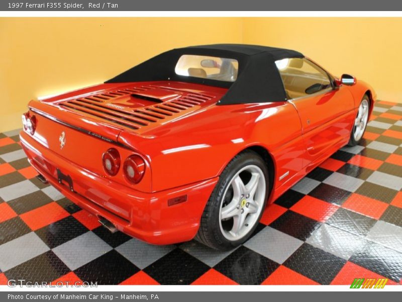 Red / Tan 1997 Ferrari F355 Spider