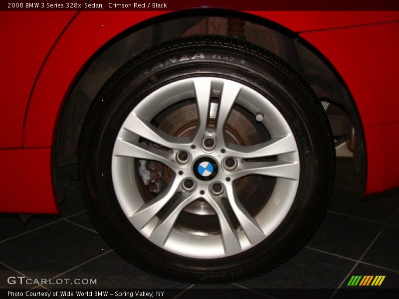 Crimson Red / Black 2008 BMW 3 Series 328xi Sedan