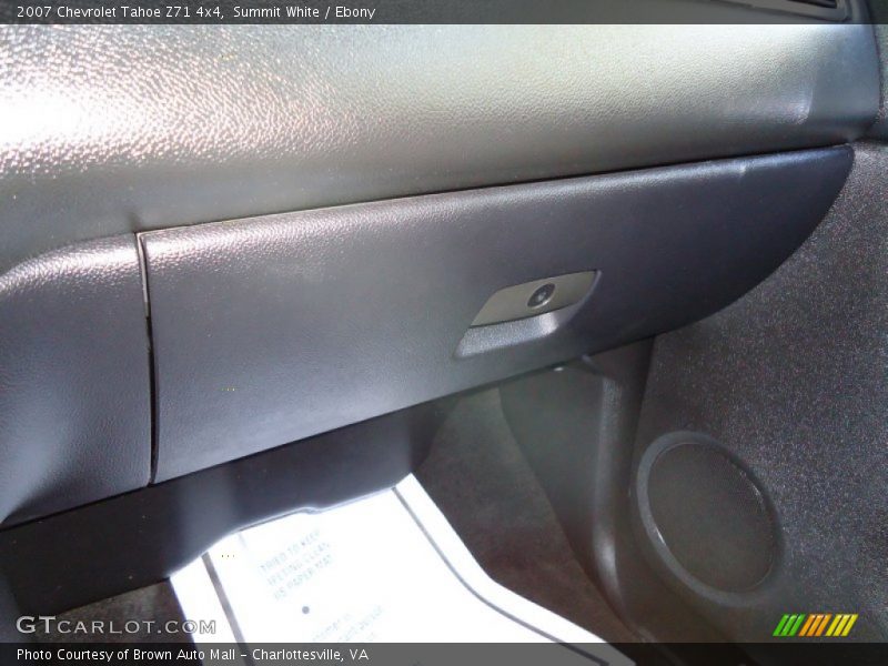 Summit White / Ebony 2007 Chevrolet Tahoe Z71 4x4