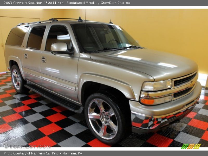 Sandalwood Metallic / Gray/Dark Charcoal 2003 Chevrolet Suburban 1500 LT 4x4