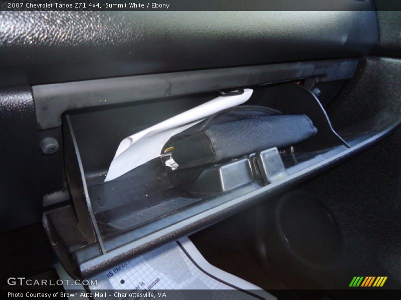 Summit White / Ebony 2007 Chevrolet Tahoe Z71 4x4