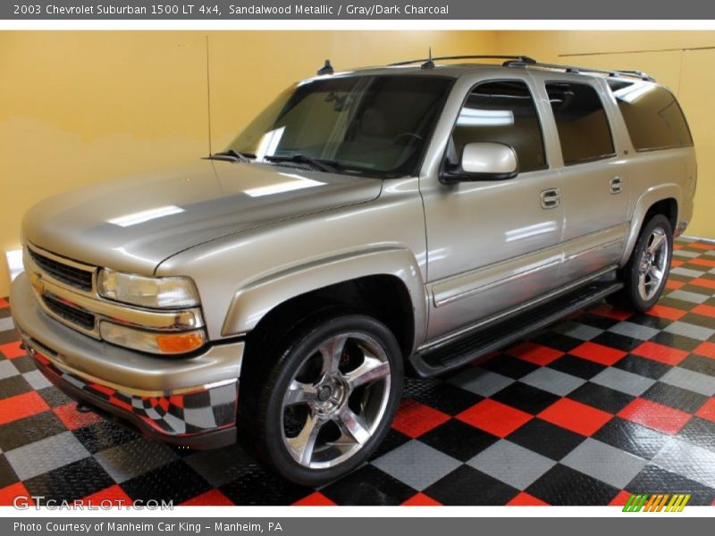 Sandalwood Metallic / Gray/Dark Charcoal 2003 Chevrolet Suburban 1500 LT 4x4