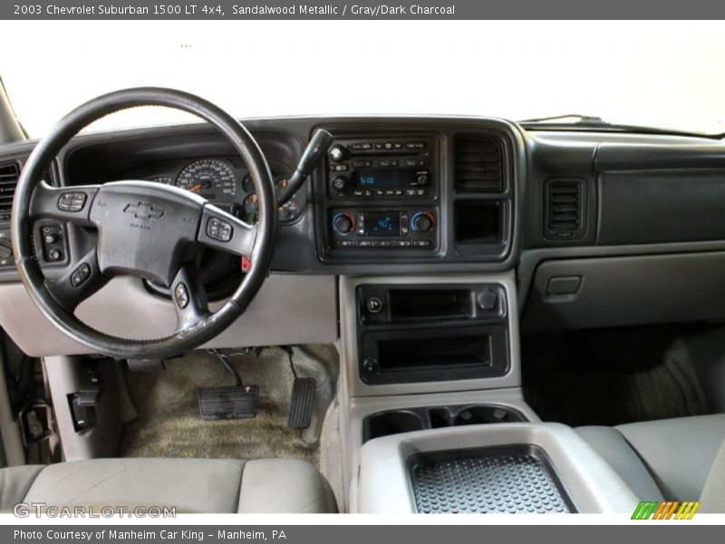 Sandalwood Metallic / Gray/Dark Charcoal 2003 Chevrolet Suburban 1500 LT 4x4