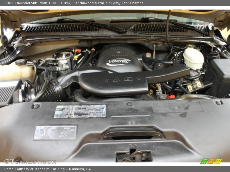 Sandalwood Metallic / Gray/Dark Charcoal 2003 Chevrolet Suburban 1500 LT 4x4