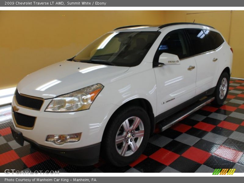Summit White / Ebony 2009 Chevrolet Traverse LT AWD