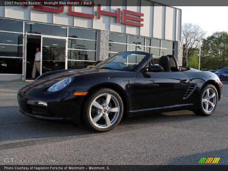 Midnight Blue Metallic / Black 2007 Porsche Boxster