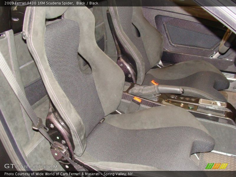  2009 F430 16M Scuderia Spider Black Interior