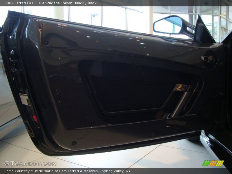 Black / Black 2009 Ferrari F430 16M Scuderia Spider