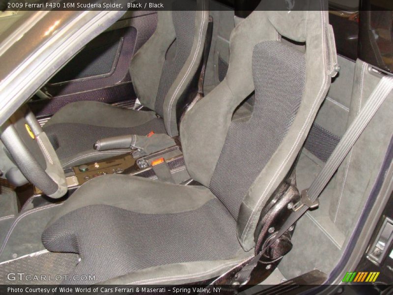 2009 F430 16M Scuderia Spider Black Interior