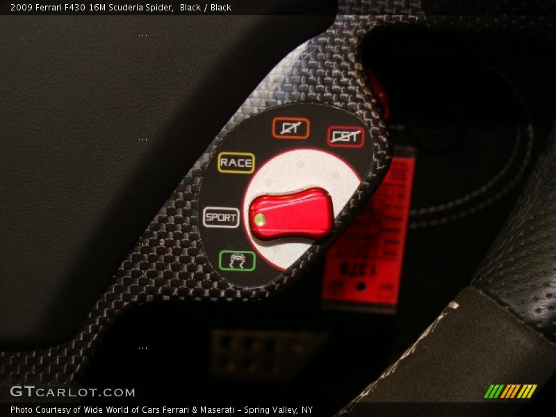 Controls of 2009 F430 16M Scuderia Spider