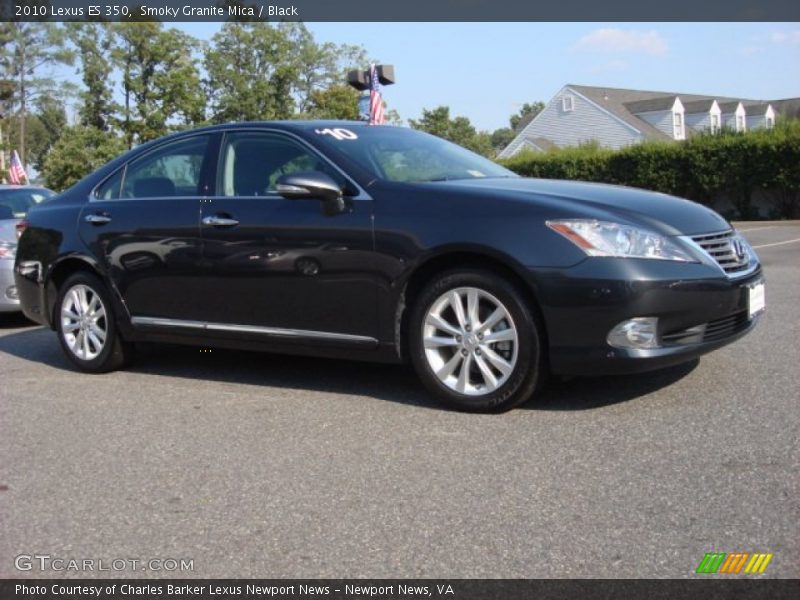 Smoky Granite Mica / Black 2010 Lexus ES 350
