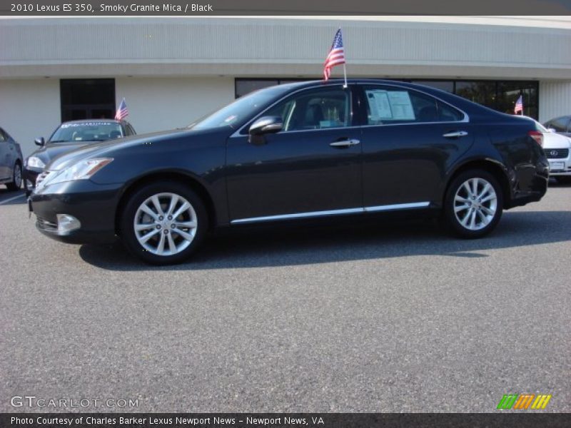 Smoky Granite Mica / Black 2010 Lexus ES 350