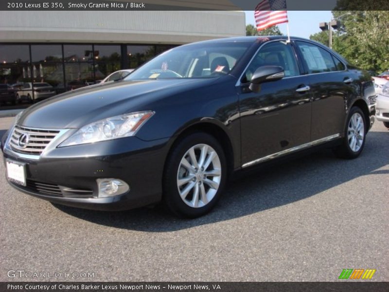 Smoky Granite Mica / Black 2010 Lexus ES 350