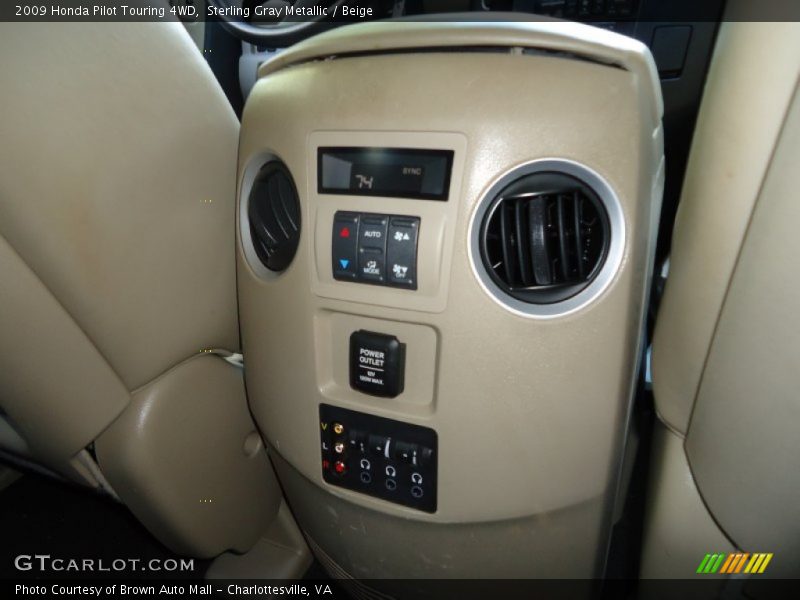 Sterling Gray Metallic / Beige 2009 Honda Pilot Touring 4WD