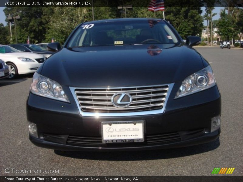 Smoky Granite Mica / Black 2010 Lexus ES 350