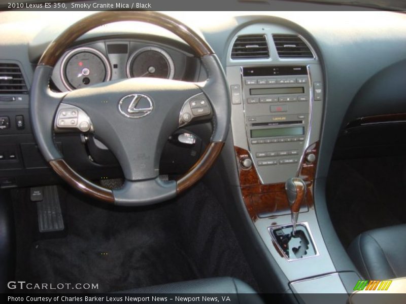 Smoky Granite Mica / Black 2010 Lexus ES 350