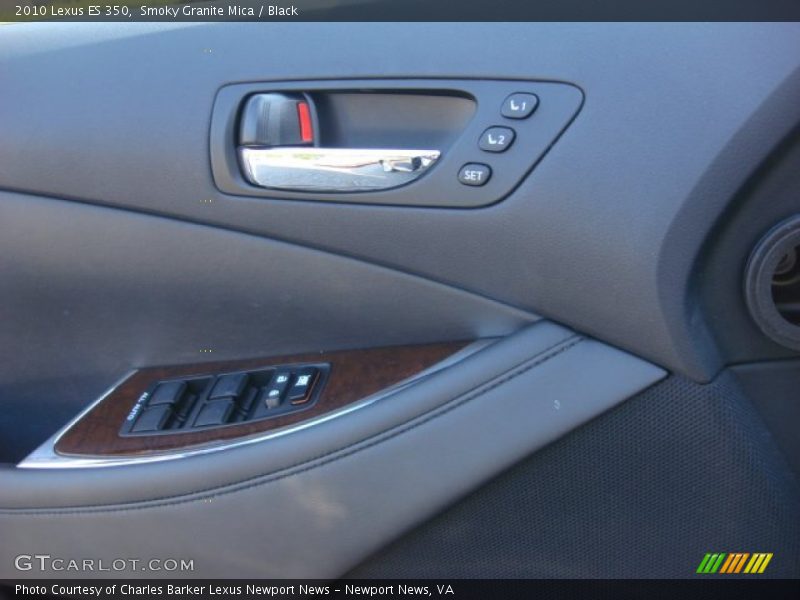Smoky Granite Mica / Black 2010 Lexus ES 350