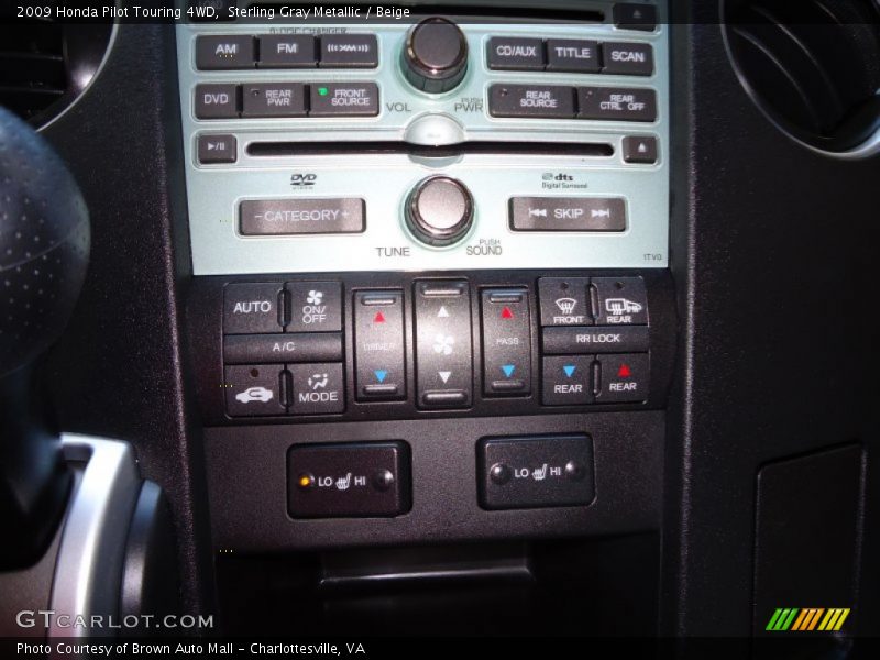Sterling Gray Metallic / Beige 2009 Honda Pilot Touring 4WD